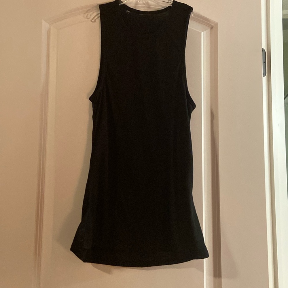 Xs gymshark black vest tank top